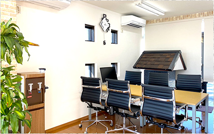 カラーシュミレーションで仕上がり確認